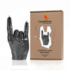 świeca CANDELLANA Hand RCK Black Metallic