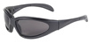 okulary motocyklowe KICKSTART Chopper Smoke Lens/Black Frame
