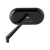 lewe lusterko motocyklowe ARLEN NESS Uniwersalne Oval Forged Black 576364