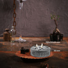candle CANDELLANA Pentagram Steel