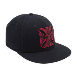 czapka WCC OG FlatBill Classic Snapback Black/Red