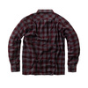 shirt WCC Rigid Flannel Shirt Burgundy Grey