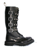combat boots STEEL 139/140/OZ 4P FULL BLACK/BALLS