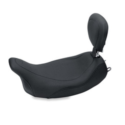 Mustang, Wide Tripper solo seat. With rider backrest 537004