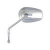 motorcycle mirrors MCS Universal Riptide Tapered Long Stem Chrome 980822