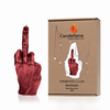 candle CANDELLANA Hand FCK Red Metallic