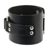 bracelet ROCK DADDY Leather Black Band With Strip And Buckle