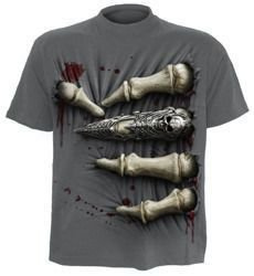 koszulka krótki rękaw SPIRAL Death Grip Grey