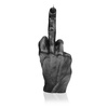 świeca CANDELLANA Hand FCK Black Metallic