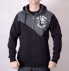 hoodie BLACK HEART Bastard Skull
