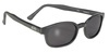 okulary motocyklowe X-KD's MATTE BLACK/DARK GREY LENS