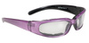motorcycle sunglasses Chix Rally Clear/Purple