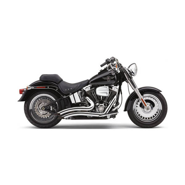tłumik system 2-2 THORCAT-COBRA HD Softail Norma Euro 3 Speedster Short Swept Exhaust Chrom 973401