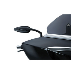 motorcycle mirrors KURYAKYN HD All Models Teardrop Satin Black 917148