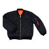 jacket flyers ARMY SURPLUS MA-1 Bomber Flight Black