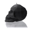 candle CANDELLANA Skull Low-Poly Black Matt Small