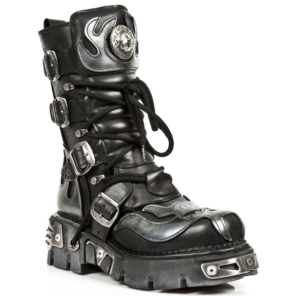 buty rockowe NEW ROCK METALLIC M.107-S2
