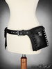pasek z kieszeniami RESTYLE steampunkowy POCKET BELT BLACK unisex