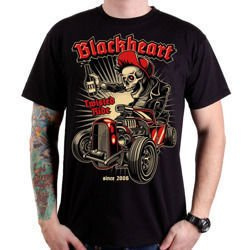 short sleeve T-Shirt BLACK HEART Twisted Rider