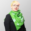 scarve ROCK DADDY Huge Skulls Apple Green