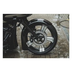 front fender KILLER CUSTOM HD Touring Bulldog 23 x 5.50 fat wheels 921568