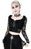 bluzka RESTYLE Cropped Lace Top