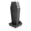candle CANDELLANA Coffin With Pentagram Black Metallic