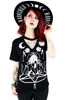 short sleeve T-Shirt RESTYLE Witch & Cats