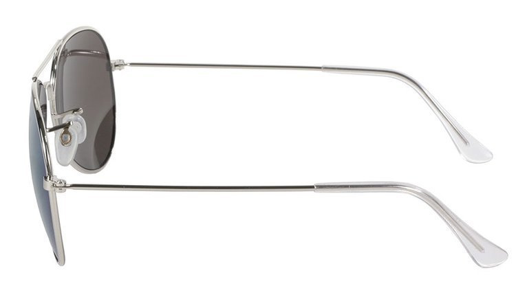 motorcycle sunglasses KICKSTART AVIATOR Smoke/Blue Mirror