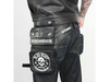 thigh bag BLACK HEART W-Tec Skull
