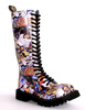 combat boots STEEL 139/140/O FULL GRAFFITI