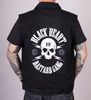 vest BLACK HEART Bastard Skull