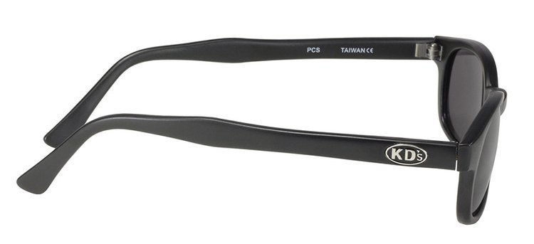 motorcycle sunglasses X-KD's MATTE BLACK/DARK GREY LENS