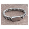 bransoleta AMIGAZ Cuban Coil Silver 21,5cm