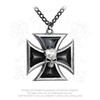pendant ALCHEMY GOTHIC Black Knight's Cross