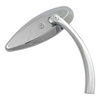 motorcycle mirror MCS HD All Models Eye Shaped Plain Chrome 980623