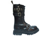 combat boots STEEL 135/136/O/2P/6 SKULLS-CH/Z BLACK