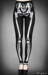 legginsy RESTYLE kości szkieletu
