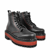 combat boots ALTERCORE 653 Vegan Black/Red