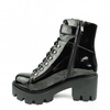 buty rockowe ALTERCORE Enid Vegan Black Patent