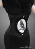 corset RESTYLE DARK RAVEN