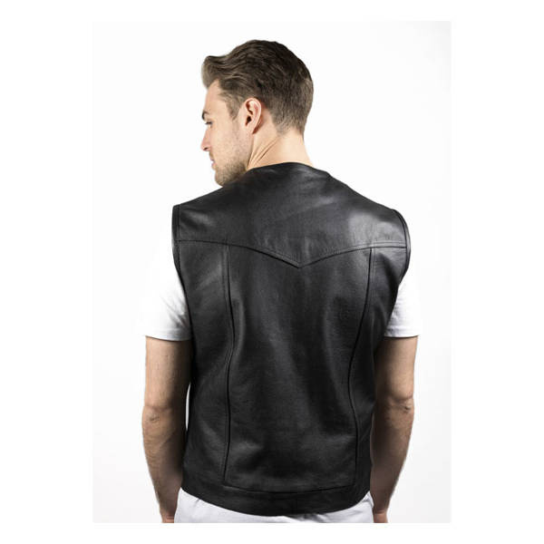 kamizelka motocyklowa JOHN DOE MC Outlaw Leather Black