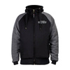motorcycle hoodie JOHN DOE XTM-FIBER® Black/Grey Male