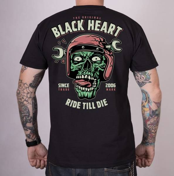 koszulka krótki rękaw BLACK HEART Ride till Die
