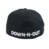 baseball cap Down-N-Out Flat Bill Black
