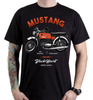 short sleeve T-Shirt BLACK HEART Mustang
