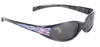 motorcycle sunglasses Chix Heavenly Flames Smoke/Black