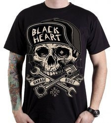 koszulka krótki rękaw BLACK HEART Garage Built