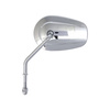 motorcycle mirrors MCS Universal Riptide Tapered Short Stem Chrome 980824
