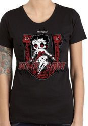 short sleeve T-Shirt BLACK HEART Bloody Doll